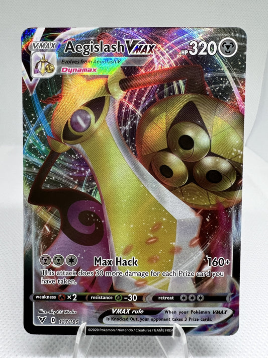 Aegislash VMAX 127/185 Vivid Voltage Ultra Rare Pokemon TCG