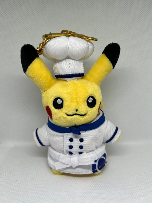 Pokemon Cafe White Chef Pikachu Mascot Plush Exclusive